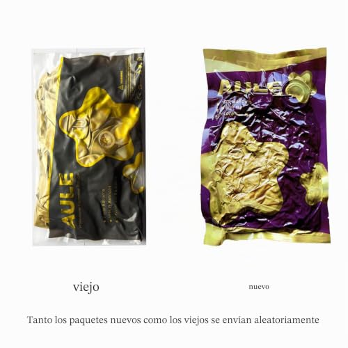 Miniatura 6 de Aule Globos Dorados De Cumpleaños: Kit De Arco De 100 Piezas Guirnalda Globos Helio Dorado Metalizados Para Fiesta Bodas Bautismo
