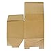 LaRibbons 20Pcs Recycled Gift Boxes - 6 x 6 x 6 inches Brown Paper Box Kraft Cardboard Boxes with Stickers Cotton String, Perfect for Party, Wedding, Gift Wrap