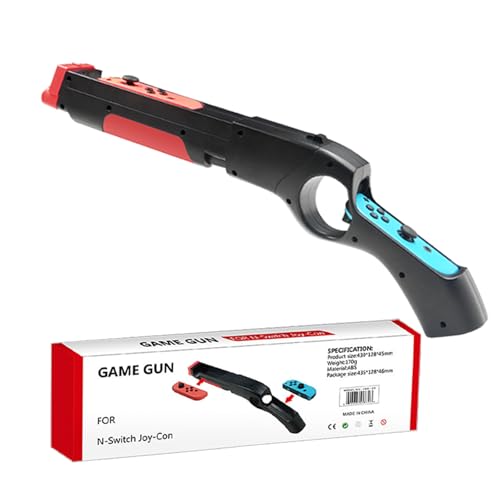 Image of RCBDCYGJ Game gun Controller Compatible with Nintendo Switch /Switch OLED, 1 Pack Replacement for Joy-Con Controller Game Hand Grips Compatible with Nintendo Switch Joycons /Switch OLED