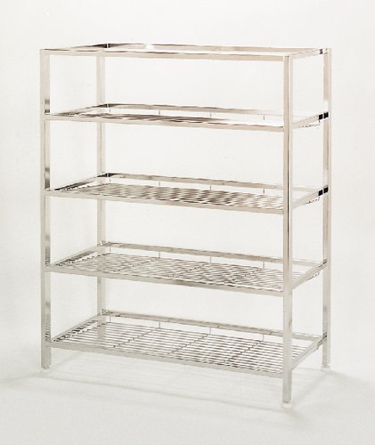 Stainless Steel Slanted Storage Rack, Bandy: Amazon.com: Industrial ...