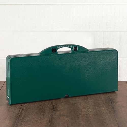 Image of PICNIC TIME NFL Picnic Table Portable Folding Table with Seats and Umbrella