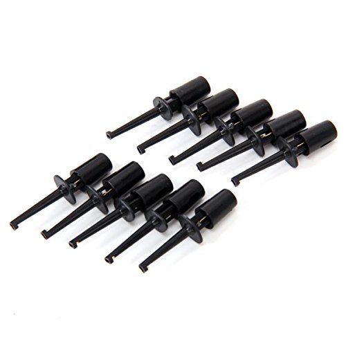 Buy PAAITER 10Pcs Mini Test Hook Probe Spring Clip for PCB SMD IC ...
