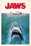 1art1 Les Dents De La Mer Poster One Sheet Affiche Murale 91x61 cm