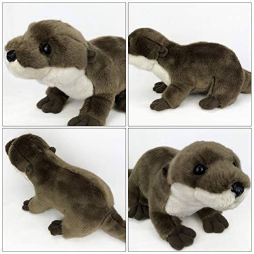 STOBOK Lontra Bichos de Pelúcia Boneca Lontra de Pelúcia Animal Travesseiro Almofada Brinquedos para
