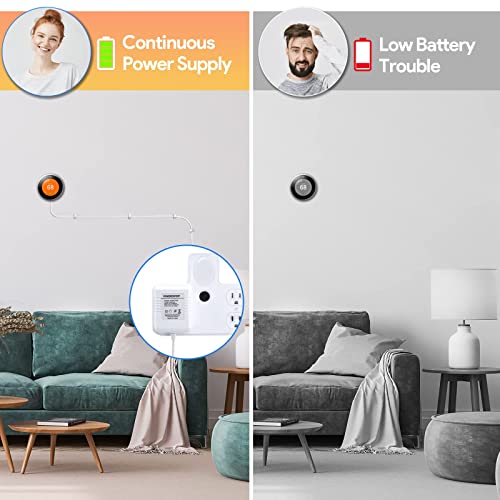 image for ChooKaChoo Thermostats 24 Volt Transformer C Wire Power Adapter for Ne