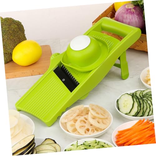 Cortador manual de verduras con rallador y mandolina multifunción miniatura 4