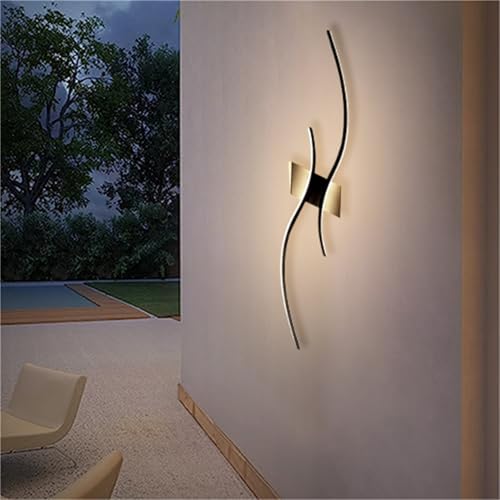 Applique murale LED extérieure 100cm noir lumière blanche IP65 - 6