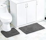 👉 TAMAÑO: la alfombra de baño mide 50 x 80 cm, la alfombra de baño es de 50 x 50 cm.