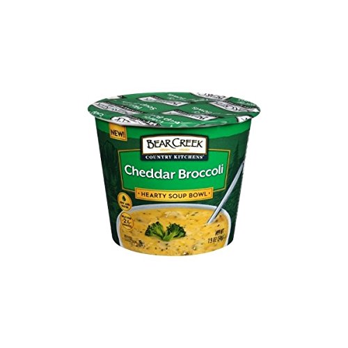 Bear Creek Cheddar Broccoli Soup Bowl 1.9oz Singles (Pack of 6)