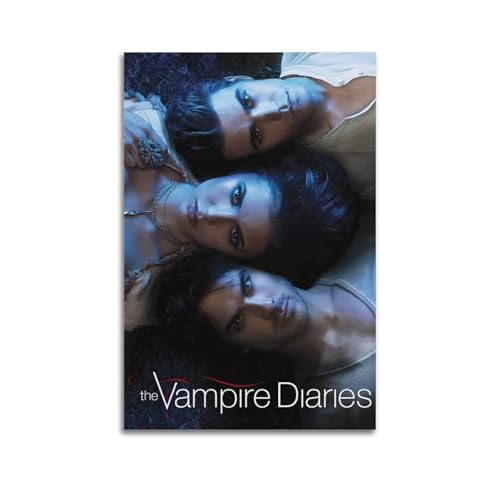 GVMRFCDD Poster de l'émission télévisée The Vampire Diaries Paul W - Impression sur toile pour salon, chambre à coucher - 20 x 30 cm - Style sans cadre
