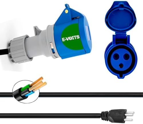 Adaptador 16a para 20a Carregador Carro Elétrico 10m JAC