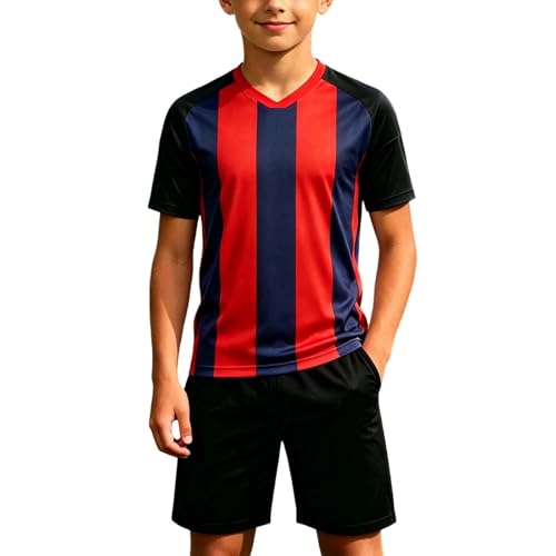 Camiseta Futbol Niño Ligero 2028 Ropa Deportiva de Manga Corta para Entrenamiento de fútbol para niños y jóvenes, Ideal para Equipos Deportivos.