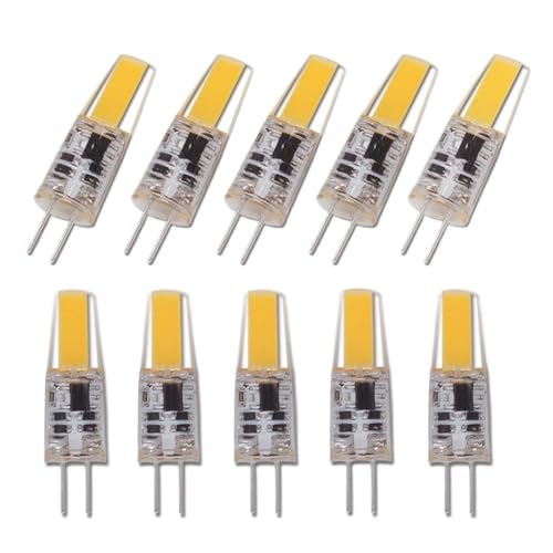 10�� �����\ G4 LED COB �����v 6W �d�� AC DC 12V 220V �L�����h�����C�g 30W 40W �n���Q���̌����p(Warm White,AC220V)