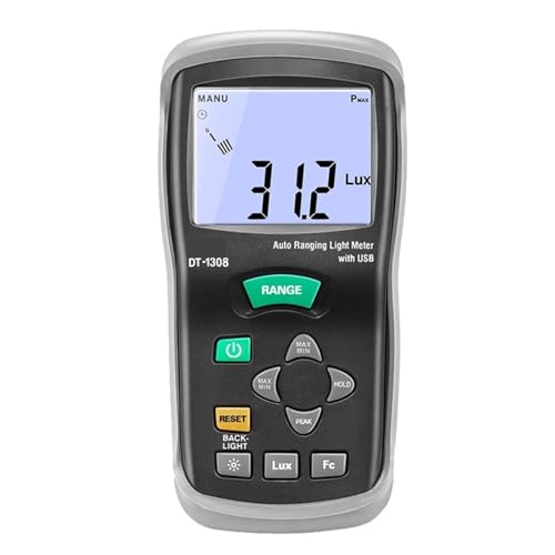 ポータブル測光計 照度計 輝度計 測光計 照度計 バックライト付き LCD ディスプレイ