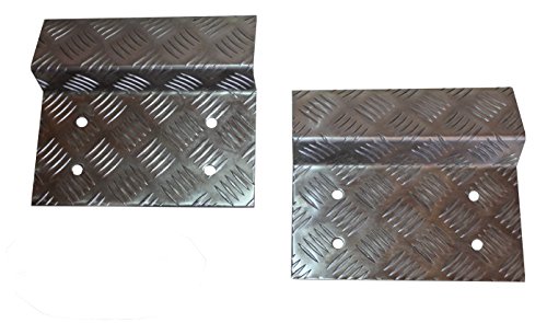 Kit rampa aluminio diamantado para carga 10x10x2 pulg miniatura 1