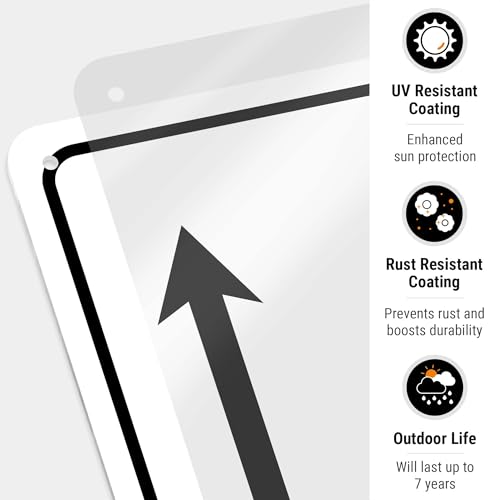 Image of Package Delivery Sign, Delivery Instructions All Package To Back Door Sign, 10x14 Inches, Rust Free .040 Aluminum, Fade Resistant, Made in USA