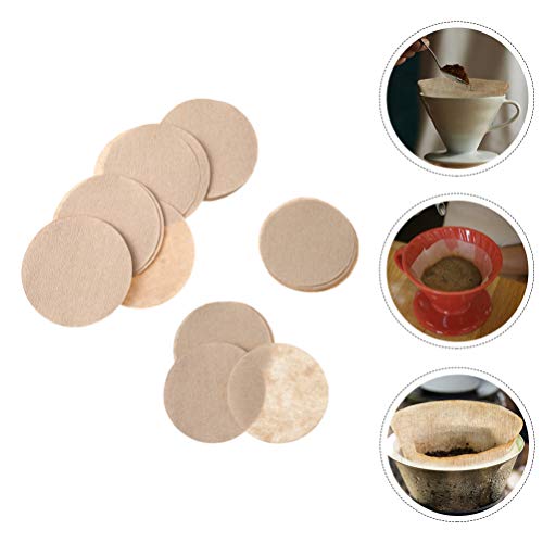 VILLCASE Filtros de Café Naturais Gotejadores de Café de Fundo Plano Filtro de Café Descartável Não
