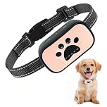 Adjustable Anti-Bark Collar for Dog with Vibration & Beep Modes, 7 Sensitivity Levels, Smart Sound Detection, Comfortable Adjustable Strap for Small Medium Large Dogs(Light Pink)