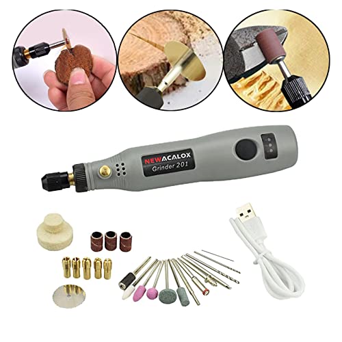 yotijay Mini Ferramenta Rotativa Moedor Elétrico Lixadeira Engaver Kit Caneta de Perfuração Velocida