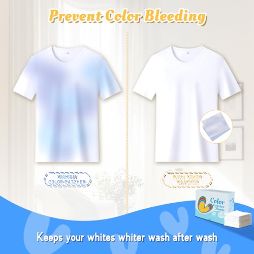 Image of BellaLuce Color Catchers for Laundry, 120 Sheets, Fragrance Free | Color Grabber Sheets to Help Prevent Color Bleeding, Dye Catchers for Home, Apartments, Dorms & Hotels