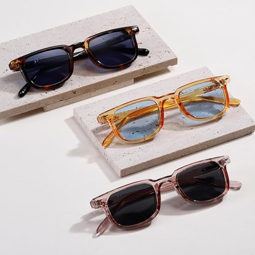 Lunettes de soleil vintage homme femme verres bleus verts protection solaire UV400 - 3