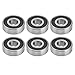 10PCS Rubber Sealed Ball Bearing, Deep Groove Ball Bearings for Linear Motion Devices, Radial Miniature Bearings with Premium Bearing Steel, Standard Size for Industrial Machinery (6304 Rubber Seal)