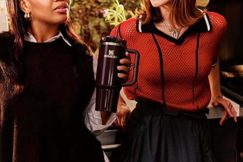 Image of STANLEY Quencher H2.0 Tumbler with Handle and Straw 30 oz | Flowstate 3-Position Lid | Cup Holder Compatible for Travel | Insulated Stainless Steel Cup | BPA-Free | Mahogany Gloss