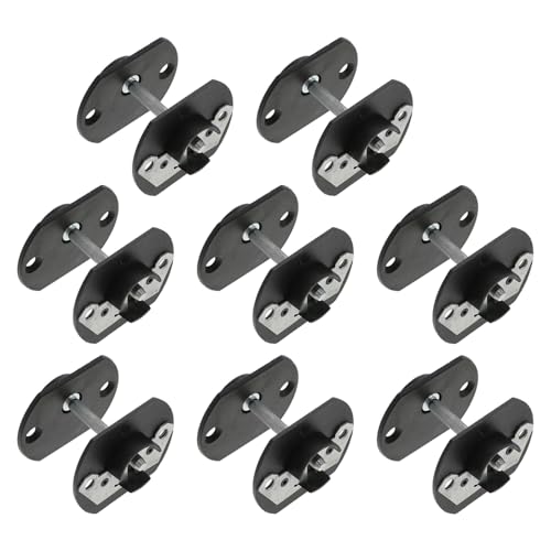 BAZEITFLOW Set 8 Pezzi Connettori per Divani Componibili a Perno – Staffe di Collegamento Sezionali in Materiale Rinforzato – Clip Antiscivolo per Mobili Modulari – Fissaggio Stabile