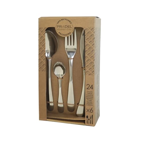 Ménagère 24 couverts inox 1,5 mm pour simplifier la vaisselle