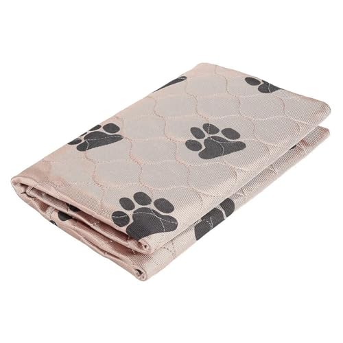 Image of Reusable Dog Pee Pads, Waterproof Training Pads for Dogs, Dog Pee Pad Urine Mat for Pet Dogs Cats(80*90cm -Brown )
