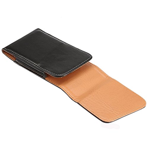 Holster ejecutivo de cuero para Huawei Ascend Y220 con acabado premium 5