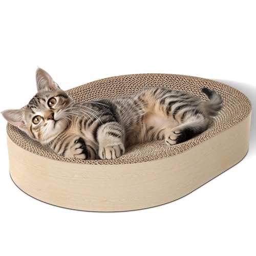 ComSaf Cat Scratching Board - Cat Scratcher for Indoor Cats, Card...