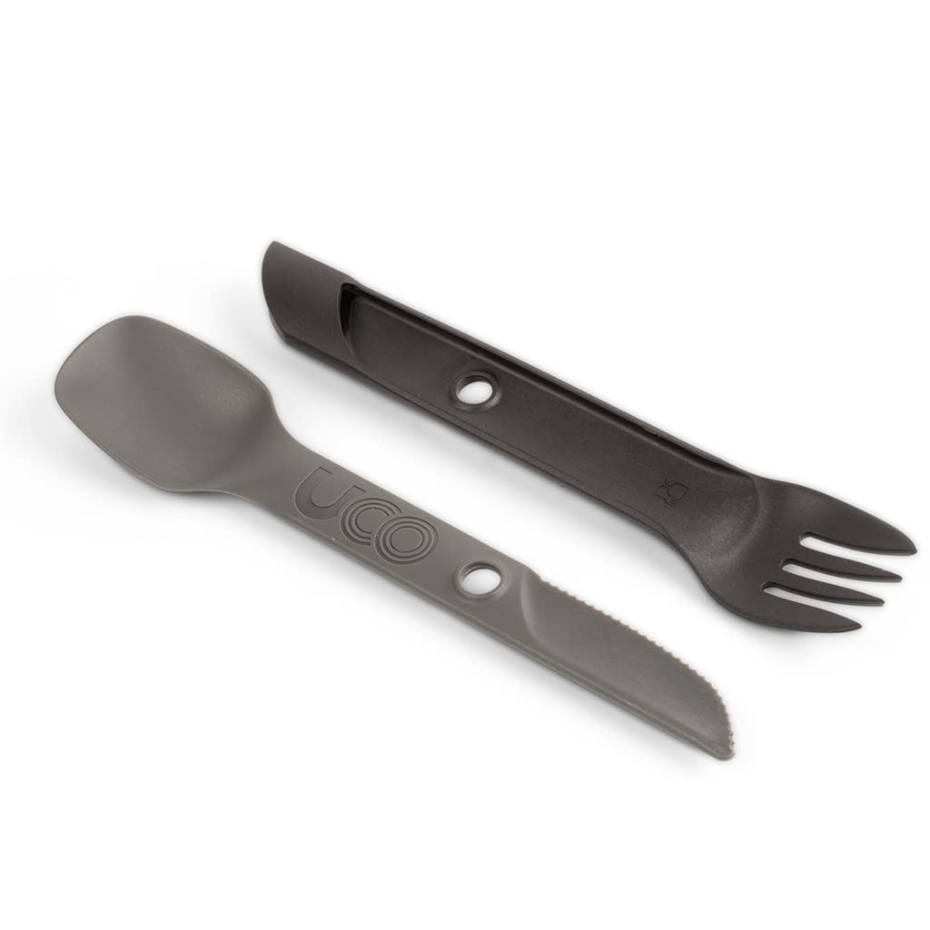 Cuillère-fourchette et couteau de camping légers pour éviter le jetable