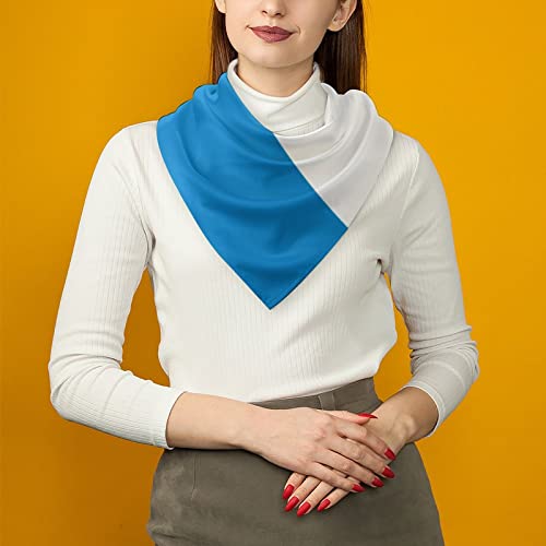 Nicaragua Flag Kerchief Square Silk Like Scarf Print Turban Bandanas Party Favor Scarf Headband Handkerchiefs3