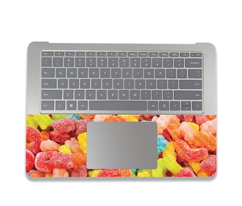 Image of MightySkins Carbon Fiber Skin Compatible with Microsoft Surface Laptop Studio 2 (2023) Full Wrap Kit - Gummy Candy | Protective, Durable Textured Carbon Fiber Finish | Easy to Apply | Made in The USA
