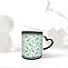 Imagen de IUBBKI Cute Frog Jumping Color Changing Mug In The Sky Cerámica Sensible al calor Taza Latte Tazas Diseño sensible al calor para regalos Oficina Idea personalizada 12 Oz