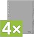 Produktbild 4er Pack Durable Hunke & Jochheim Register 1 - 31, (PP, DIN A4, 215/230 x 297 mm) 31 Blatt grau (4, Register 1 - 31)