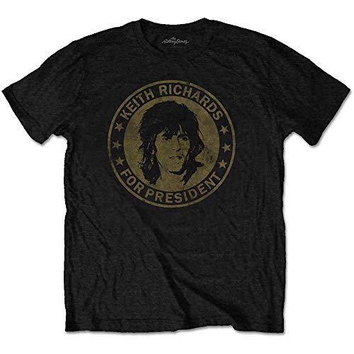 T-Shirt # L Unisex Black # Keith for President [Import]