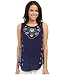 Lucky Brand Women's Scoop-Neck Tank Top In Indigo