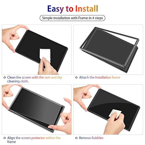 Daydayup [4 Pack] Daydayup Tempered Glass Screen Protector Compatible With Nintendo Switch Oled Model 2021 thumb #2