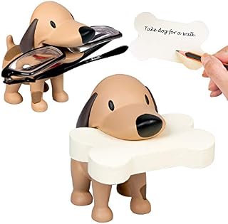 Puppy Notes Sticky Notes Holder | Novelty Dog Notepad Dispenser | Fun Memo Note Pad | Desktop Organiser | Stationery Gift Idea for Dog Lovers | School Office Desk