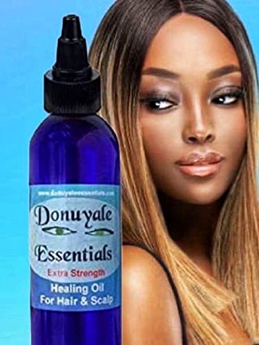 Donuyale Essentials Healing Oil For Hair & Scalp Extra Strength With Organic Castor Oil #TOP5