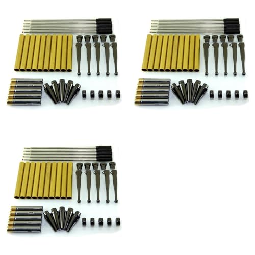 Kit stylo Slimline en bois tourné x15 avec son mécanisme à torsion élégant