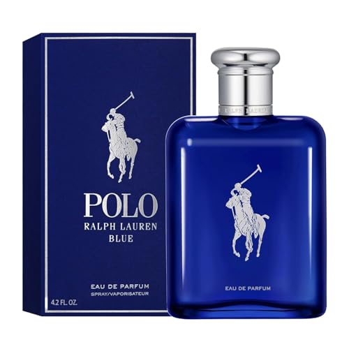 Image of RALPH LAUREN FRAGRANCES - Polo Blue - Eau de Parfum - Men's Cologne - Aquatic & Fresh - With Citrus, Bergamot, and Vetiver - Medium Intensity