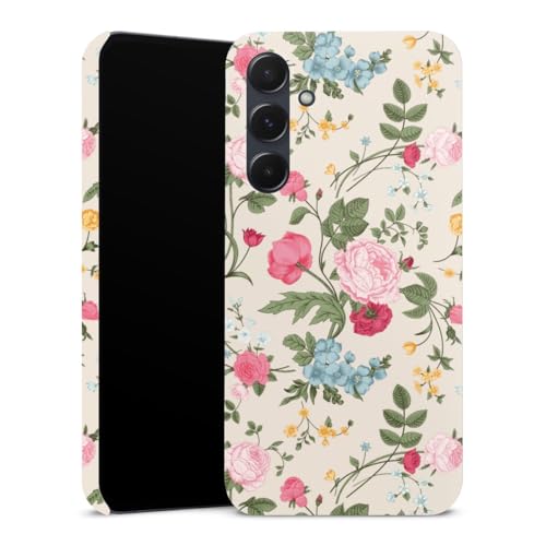 Coque Galaxy A55 5G DeinDesign : étui rigide aux motifs floraux raffinés