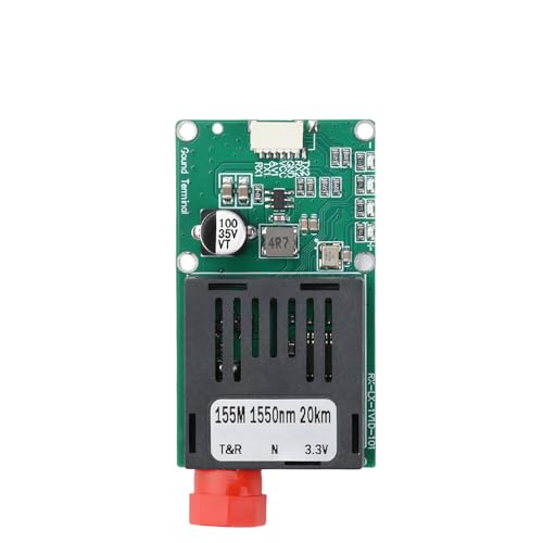 VIDOO Moduł Transceivera Optycznego TTL DC 5,5-26V Interfejs FC RX/TX/AV/VCC/GND dla Dronów Konwerter TTL na Światłowód-Ziemia Koniec-20KM