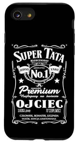 Super Tata Prezent dla Taty Polska Koszulka Polish Dad X}zP[X iPhone SE (2020) / 7 / 8 p