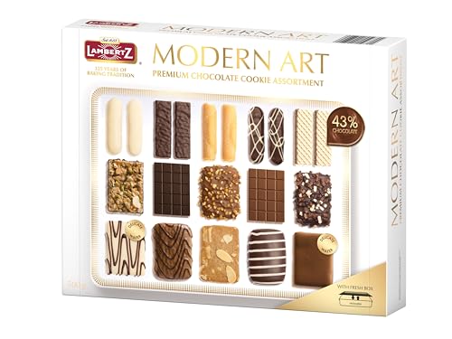 Surtido de Galletas y pastas - Delicias con Chocolate y variados - 200g (Modern Art, 1 unidad)