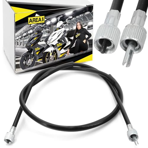 Area1 Ersatz Tachowelle 12mm GY6 50ccm China 4T, Typ B - 930mm Schlitz, ab Bj. 2005 kompatibel mit Explorer AGM RS Yiying 50QT/139QMA/QMB