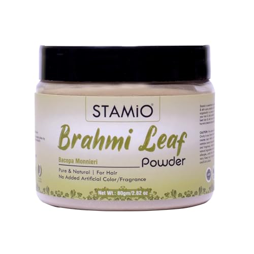 Generic Brahmi Powder 80 gm for Hair Care, Pack, Mask, DIY | Sun Dried Bacopa monnieri Leaves/Leaf | Suitable For All Hair Types Men & Women | In Jar 2.82 oz